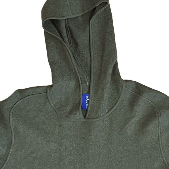 EFM-ENGINEERED FOR MOTION Converge Green Hooded Wool Pullover Sweater - Picture 5 of 11